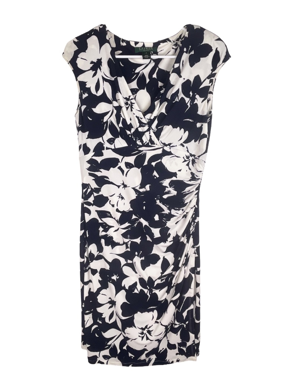 Lauren Ralph Lauren Faux Wrap Dress Floral Size Size 8